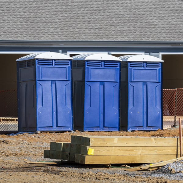 are there any restrictions on where i can place the porta potties during my rental period in Vernon Illinois